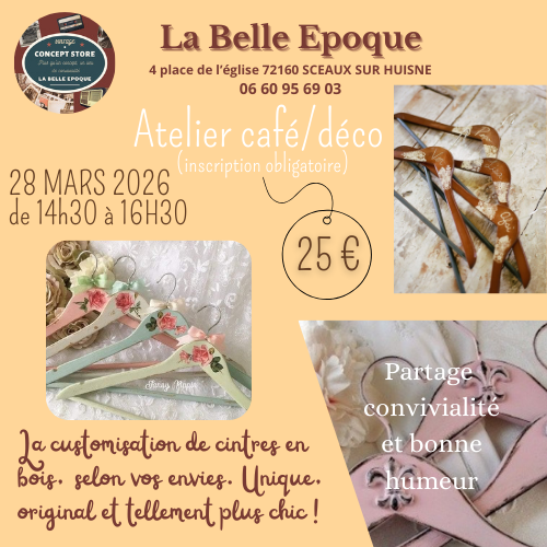 Customisation de cintre en bois