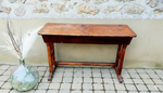 Authentique Bureau d'écolier double en bois